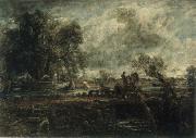 John Constable A Study for The Leaping Horse oil painting artist
